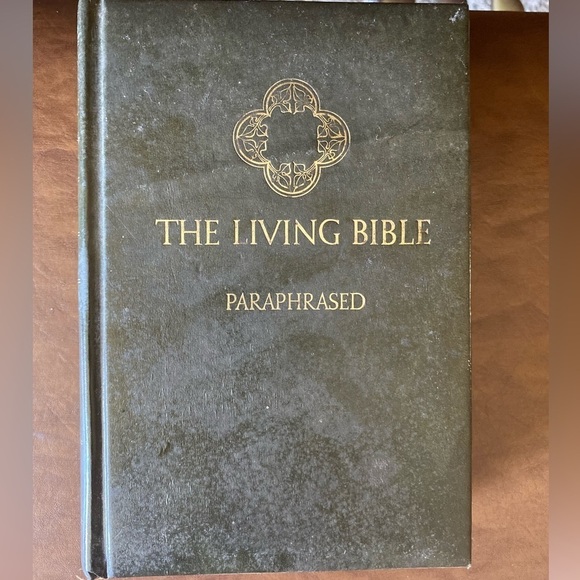 The Living Bible Paraphrased Tyndale House Padded Hardcover 20th Printing 1973 - Picture 8 of 9